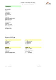 Ergebnisse/Spielplan (PDF) - Deutscher Volleyball-Verband