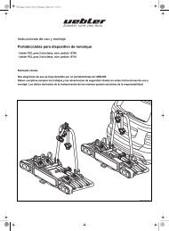 Instrucciones de uso y montaje Portabicicletas para ... - Uebler