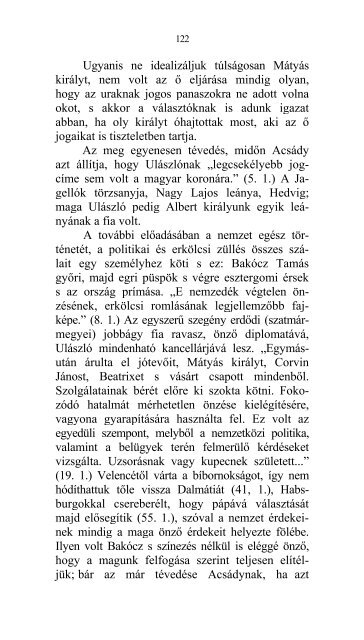 Kritikai tanulmányok Acsády Ignácnak a Magyar Birodalom története ...