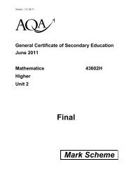 June 2011 - South Axholme Academy