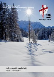 Ausgabe Januar / Februar 2012 - FMG Lausen