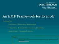 An EMF Framework for Event-B - Deploy Repository - University of ...