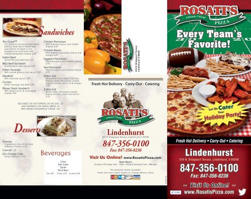 Lindenhurst - Rosati's Pizza