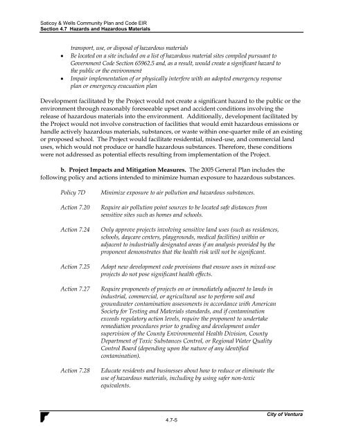 Saticoy & Wells Community Plan & Development ... - City Of Ventura