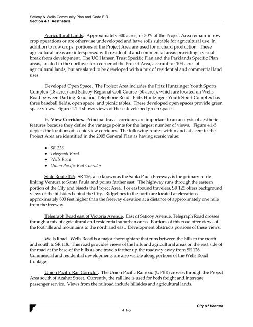 Saticoy & Wells Community Plan & Development ... - City Of Ventura