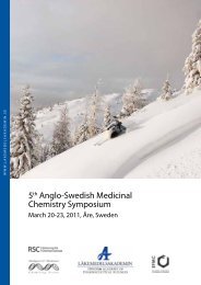 5th Anglo-Swedish Medicinal Chemistry Symposium