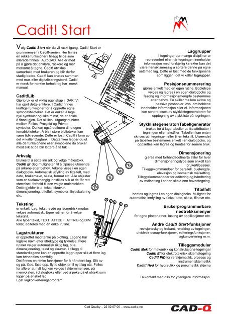 Cadit! Start - Cad-Q