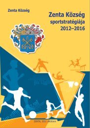 Zenta kÃ¶zsÃ©g sportstratÃ©giÃ¡ja 2012-2016