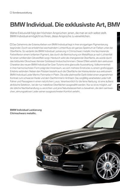 DER BMW er GRAN TURISMO.