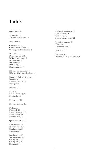 Arctic 3G Gateway User Manual - Viola Systems