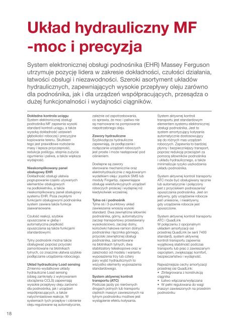 Prospekt, folder - Maszyny rolnicze