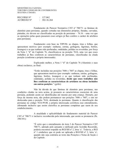 IPI â CLASSIFICAÃÃO FISCAL DE MERCADORIAS ... - APET
