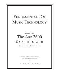 ARP2600 - Fundamentals of Music Technology - Cyborgstudio.com