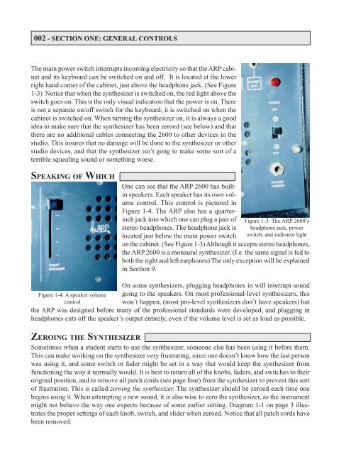 ARP2600 - Fundamentals of Music Technology - Cyborgstudio.com