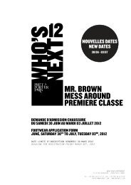 MR. BROWN MESS AROUND PREMIERE CLASSE
