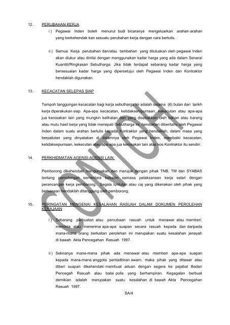 JABATAN KERJA RAYA - Sistem Tender Dokumen dan Sebutharga