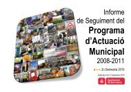 Informe Seguiment PAM 2010_Consell ... - Consell de Ciutat