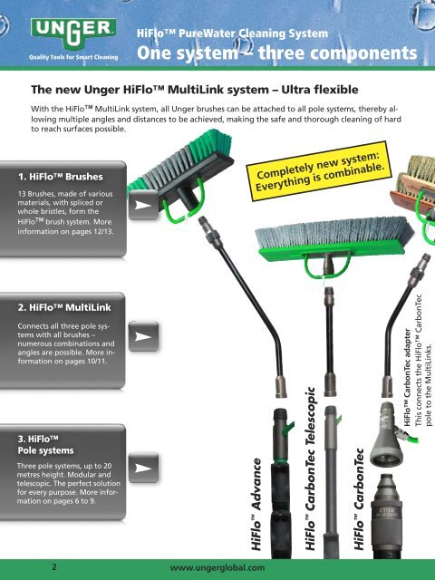 The professional cleaning-system for glass and facades - Unger