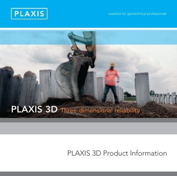 PLAXIS 3D Product Information - Terrasol