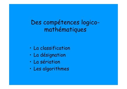 Apprendre les nombres Ã  la maternelle