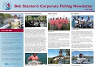 Bob Stanton's Corporate Fishing Newsletter May 2008