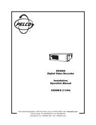 Pelco spectra best sale iv manual