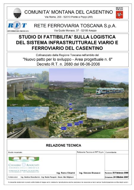 Relazione Tecnica dello studio - Rete Civica del Casentino