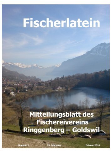 Fischerlatein Mitteilungsblatt des Fischereivereins ... - fvrg.ch