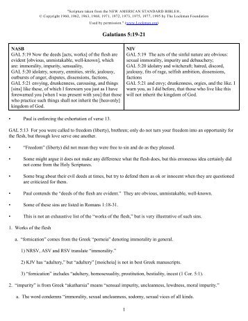 Galatians dating