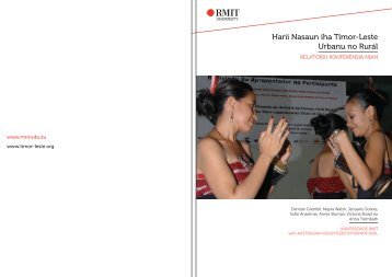 Harii Nasaun iha Timor-Leste Urbanu no Rurál - Secretaria de ...
