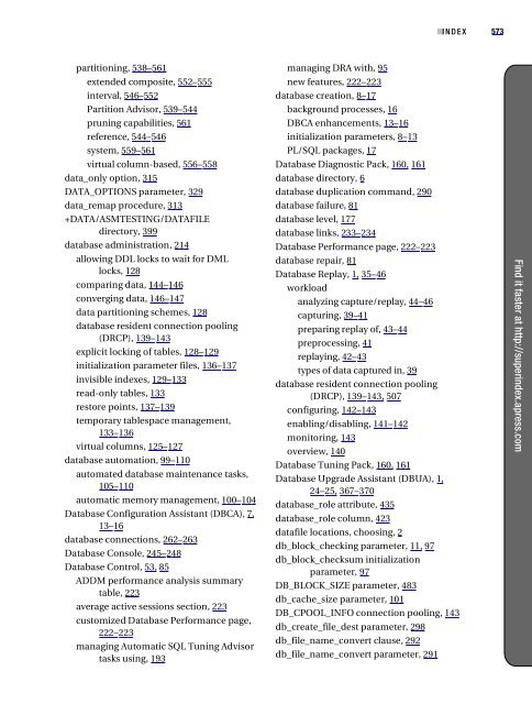 Oracle Database 11 g - Online Public Access Catalog