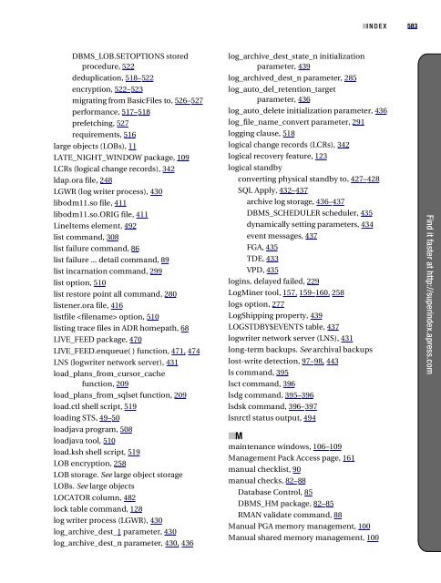 Oracle Database 11 g - Online Public Access Catalog