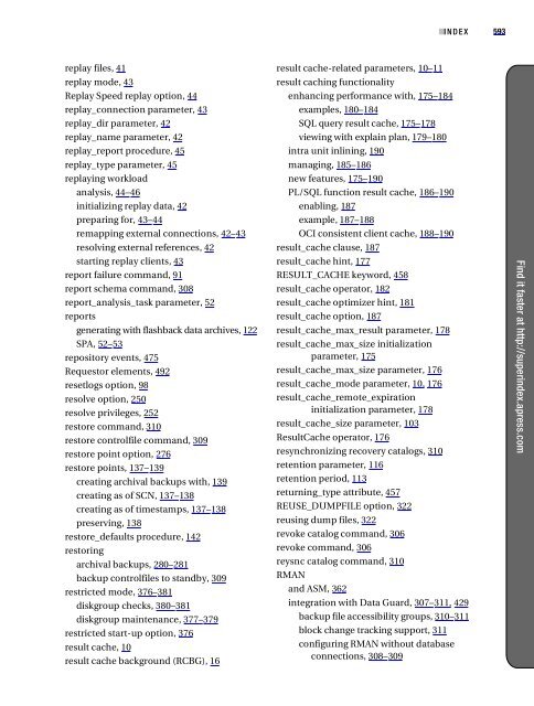 Oracle Database 11 g - Online Public Access Catalog