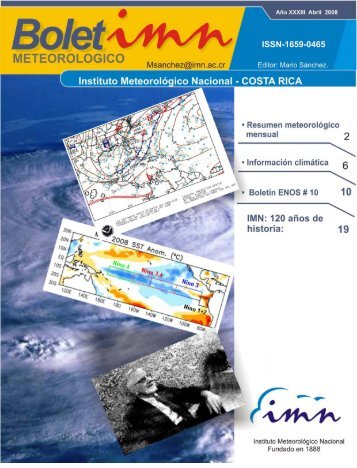 Comentario meteorológico de Abril de 2008 - Instituto Meteorológico ...