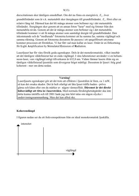 Geometrisk och fysikalisk optik Geometrisk optik