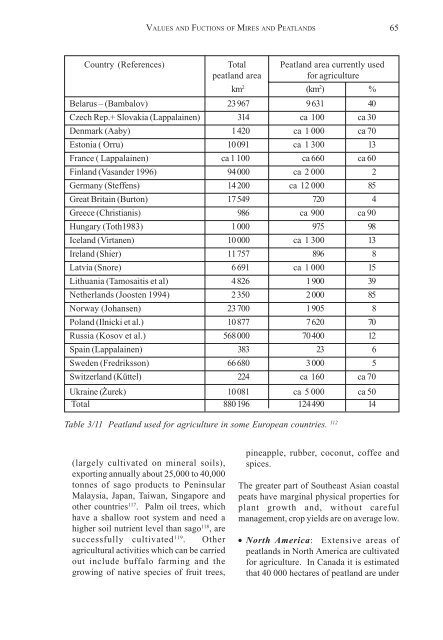 wise use of mires and peatlands - Peatland Ecology Research Group