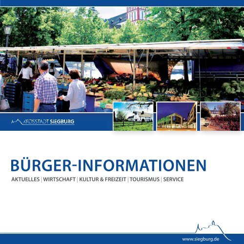 BÃƒÅ“RGER-INFORMATIONEN - Tourist Information Siegburg