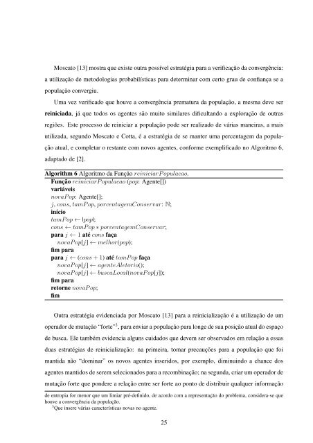 Um estudo sobre algoritmos memÃ©ticos e sua ... - INF-Unioeste