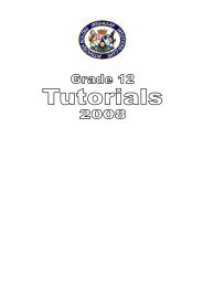 Grade 12 Tutorials.pdf - Maths Excellence