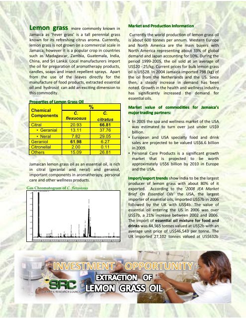 Lemon grass - Scientific Research Council