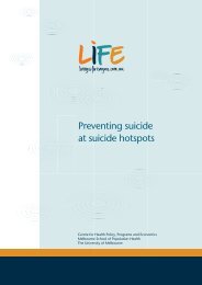 Preventing suicide at suicide hotspots - Living is for Everyone