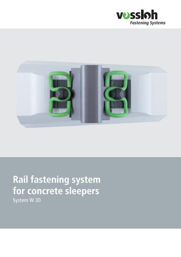 Vossloh Fastening Systems Rail fastening system for concrete ...