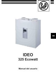 IDEO-325 ECOWATT - Manual de usuario - Soler & Palau