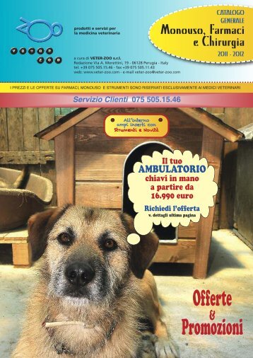 Catalogo Monouso, Farmaci e Chirurgia 2011-2012 - Veter-zoo