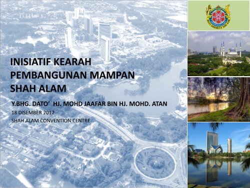Inisiatif Kearah Pembangunan Mampan Shah Alam Jpbd Selangor