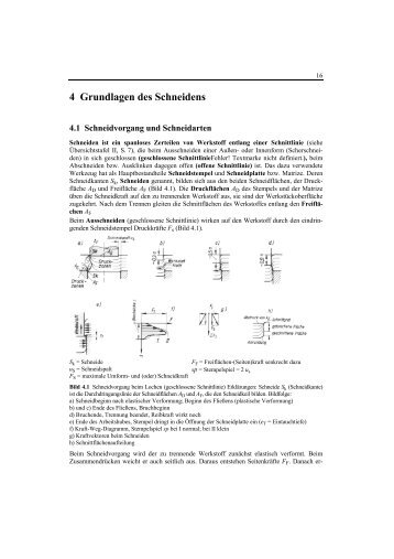 4 Grundlagen des Schneidens