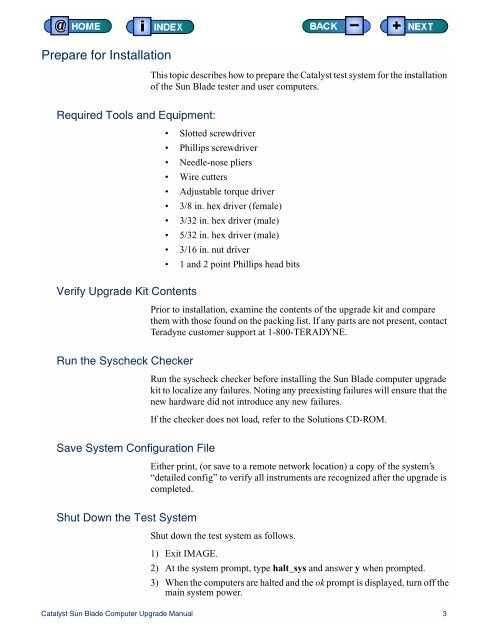 Catalyst Sun Blade Computer Upgrade Manual - Zzybot.net