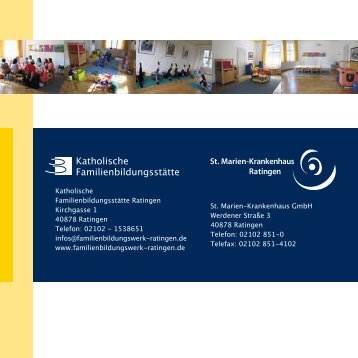 Programm der Elternschule - St. Marien-Krankenhaus GmbH