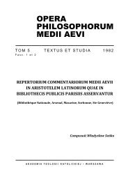 OPERA PHILOSOPHORUM MEDII AEVI