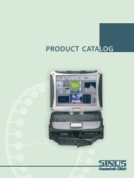 PRODUCT CATALOG - Sinus Messtechnik GmbH